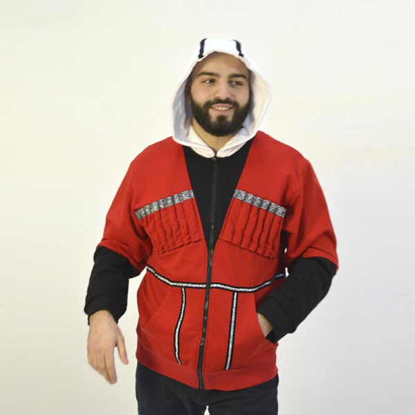 Худи "Черкеска красная"