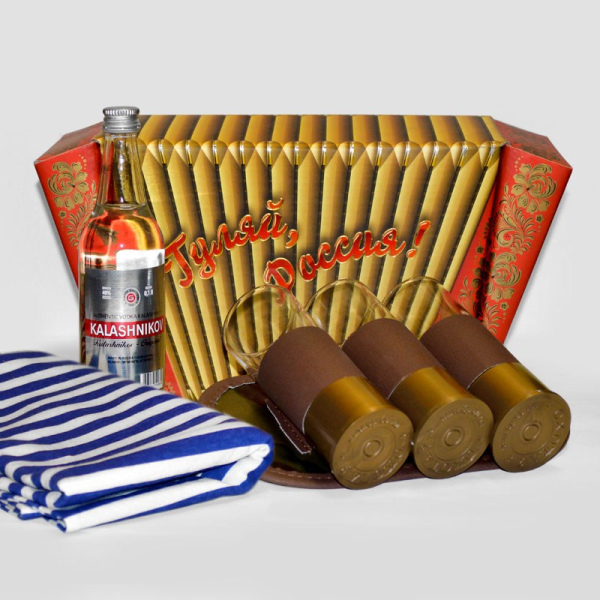 Подарочный набор "Гуляй, Россия!" (тельняшка)